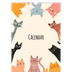 A3 photo calendars — Cat paws and doodles [cover]