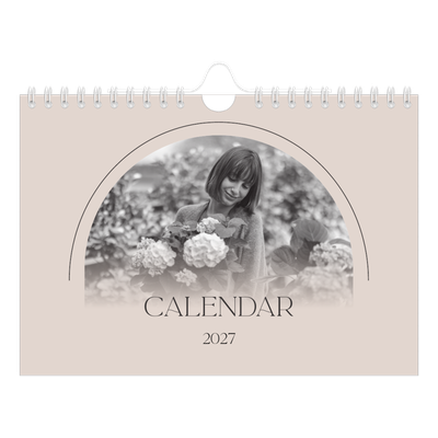 A5 Landscape Photo Calendar — Simple botanical [cover]