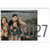 A4 Double Photo Calendar — Number months [cover]