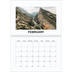 A4 Double Photo Calendar — Simple photo [February]