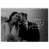 A4 Double Photo Calendar — Elegant script [cover]