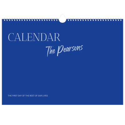 A3 Photo Calendar — Cobalt classic [cover]