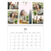 A4 Double Photo Calendar — Photo arrangements [April]