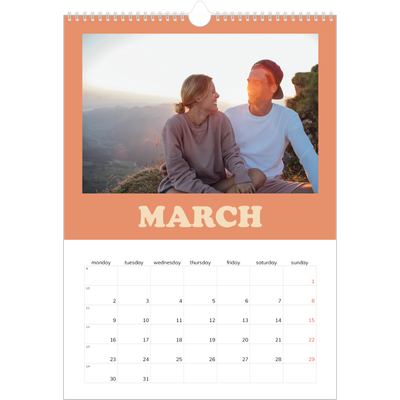 A3 photo calendars — Retro frames [March]