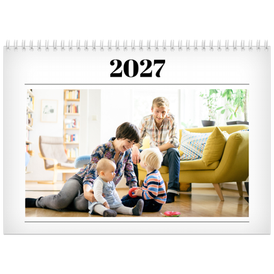 A4 Double Photo Calendar — Hot off the press [cover]