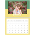 A4 Double Photo Calendar — Colour and pattern [February]