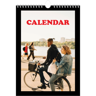 A4 Photo Calendar — Fun type [cover]