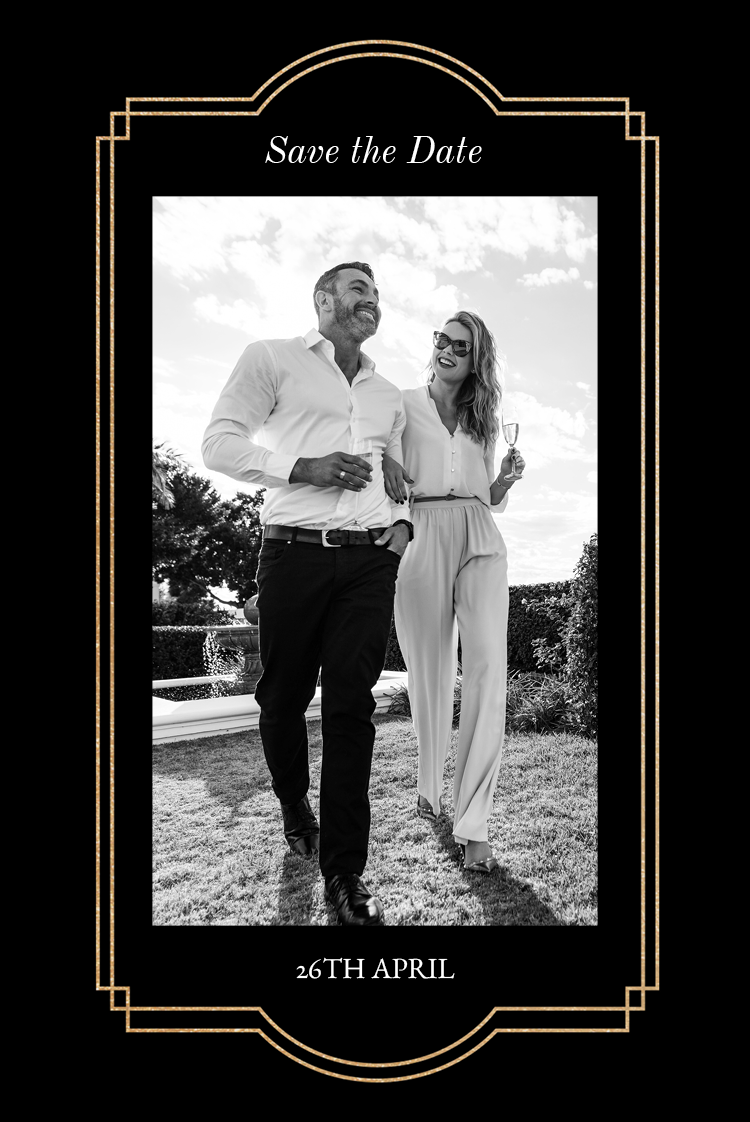 Save the date — Art deco