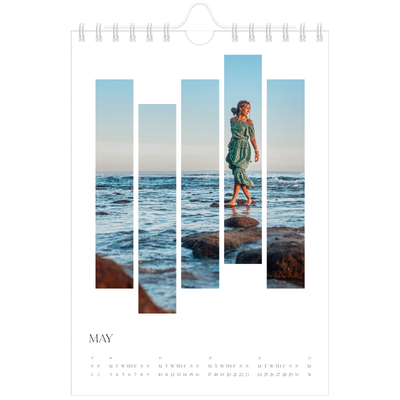 A5 Photo Calendar — Travel mosaics [May]