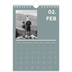 A5 Photo Calendar — Contemporary bold [February]