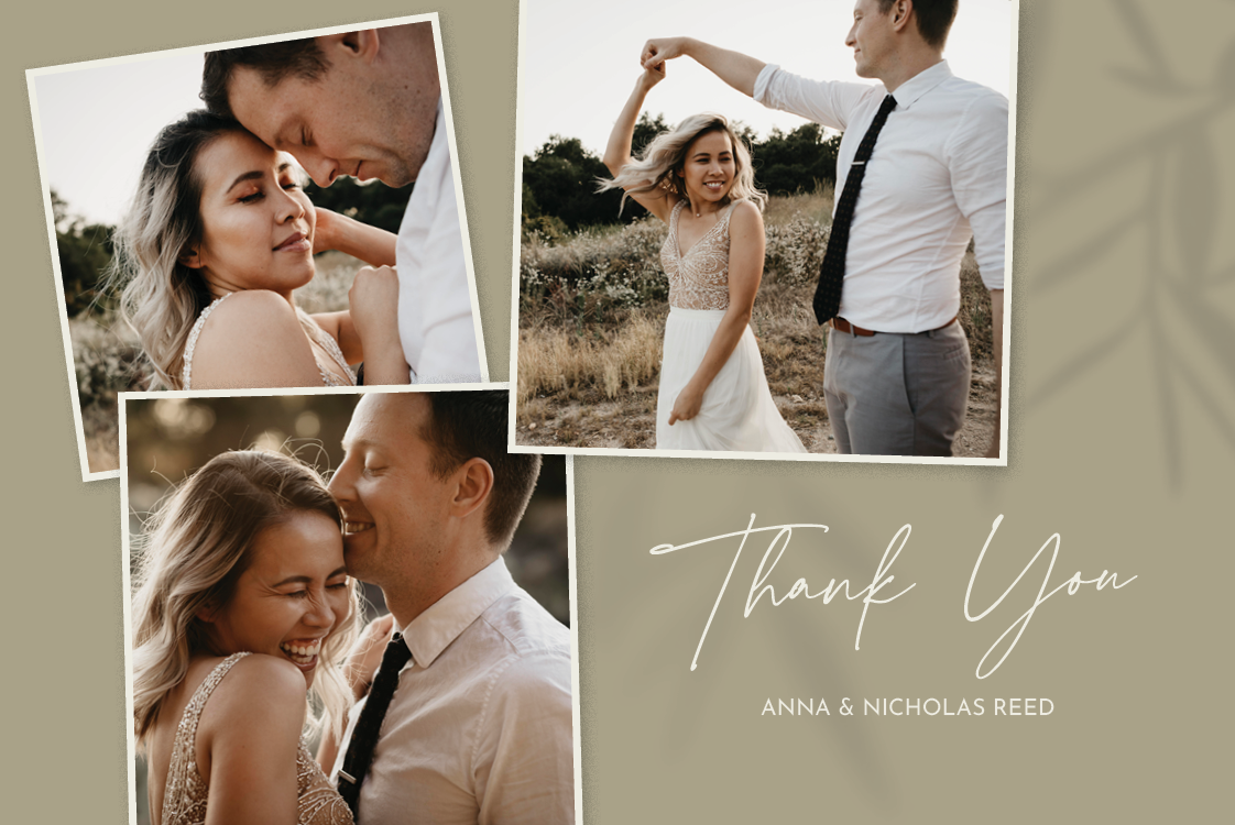 Thank you cards — Snapshots