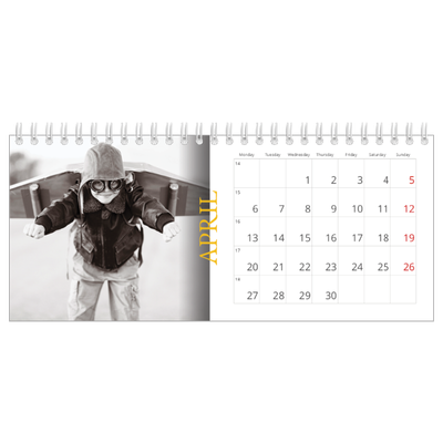 Desk calendars — Heritage style [April]