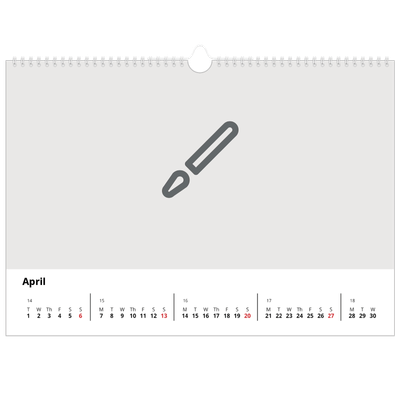 A3 Photo Calendar — Design your own product [April]