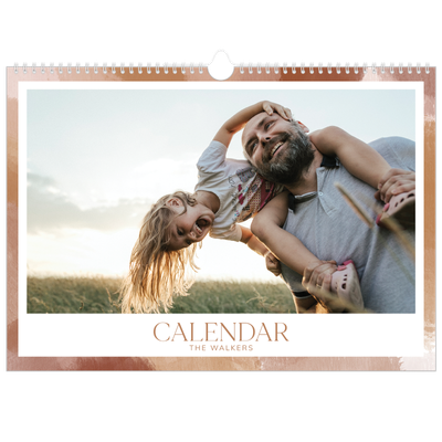 A3 Photo Calendar — Paintbrush effect [cover]