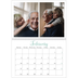 A4 Double Photo Calendar — Hello world [February]