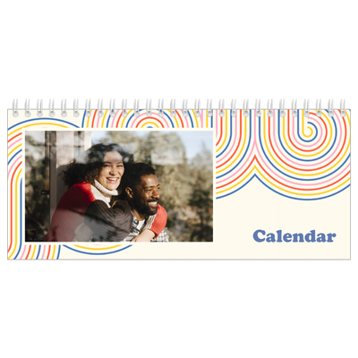 Desk calendars — Retro stripes [cover]