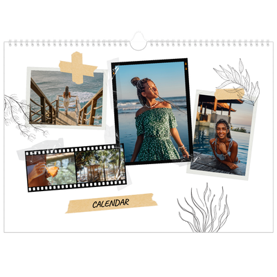 A3 Photo Calendar — Scrapbook flair [cover]