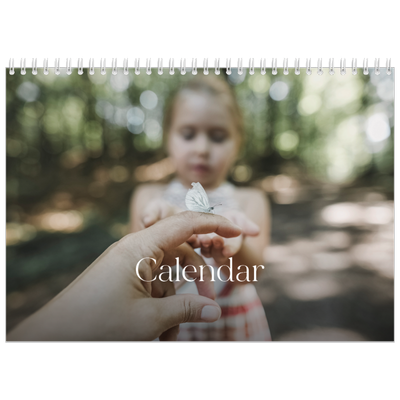 A4 Double Photo Calendar — Twelve big months [cover]