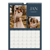 A4 Photo Calendar — Slate and serifs [January]