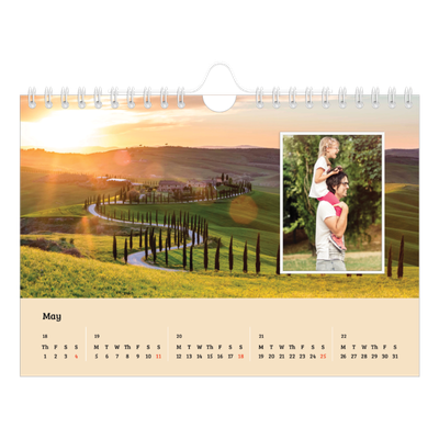 A5 Landscape Photo Calendar — Four seasons [cover]