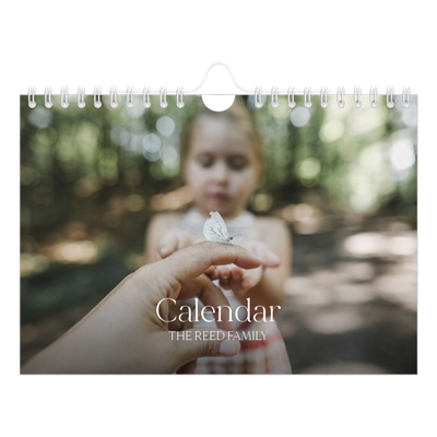 A5 Landscape Photo Calendar — Twelve big months [cover]