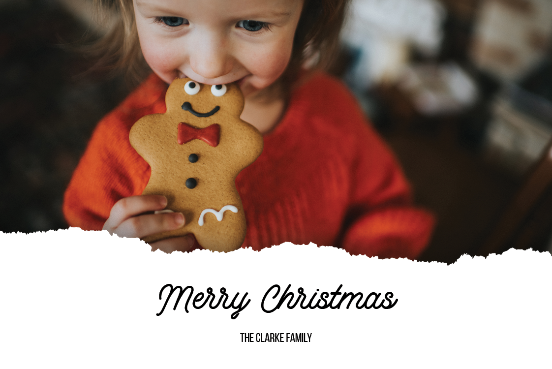 Cards — Paper snow pile