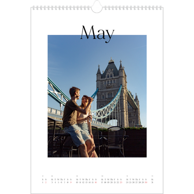 A3 photo calendars — My travelogue [May]