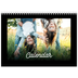 A4 Double Photo Calendar — Black minimal [cover]