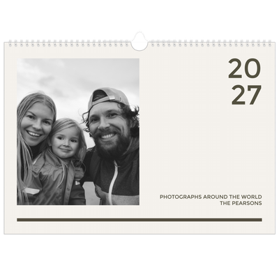 A3 Photo Calendar — Contemporary bold [cover]