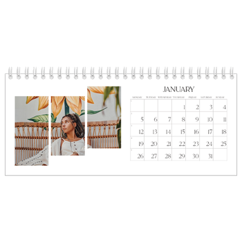 Desk Photo Calendar — Travel mosaics