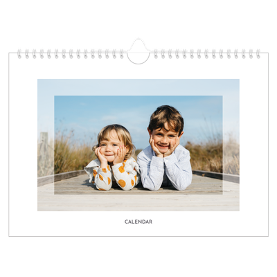 A4 Landscape Photo Calendar — Clear frame [cover]