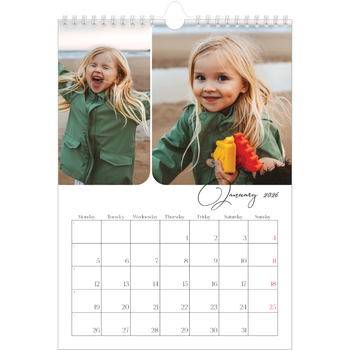A4 Photo Calendar — Snapshots and script