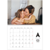 A4 Double Photo Calendar — Letter spotlight [April]