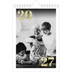 A5 Photo Calendar — Large glitter numbers [cover]