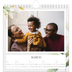 Square calendars  — Floral splash [March]