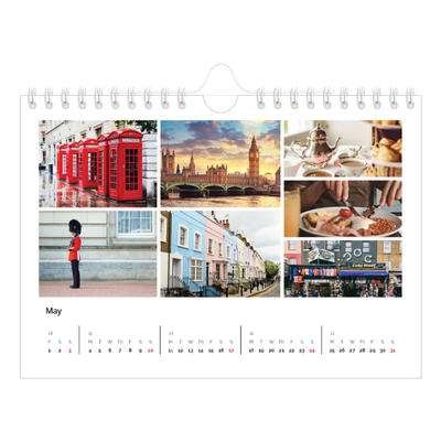A5 Landscape Photo Calendar — Framework [cover]