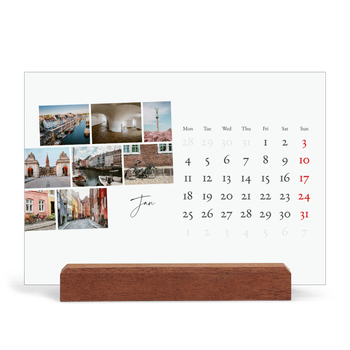 Easel Desk Calendar Landscape — City break