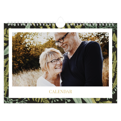 A4 Landscape Photo Calendar — Floral wallpapers [cover]