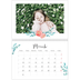 A4 Double Photo Calendar — Flower illustrations [March]