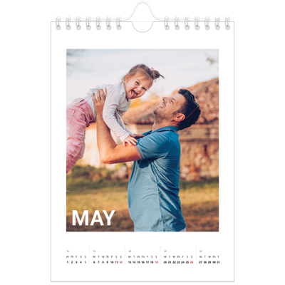 A5 Photo Calendar — Big month [cover]