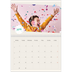 A4 Double Photo Calendar — Iconic birthday [April]