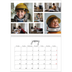 A4 Double Photo Calendar — Photo arrangements [January]