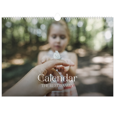 A3 Photo Calendar — Twelve big months [cover]