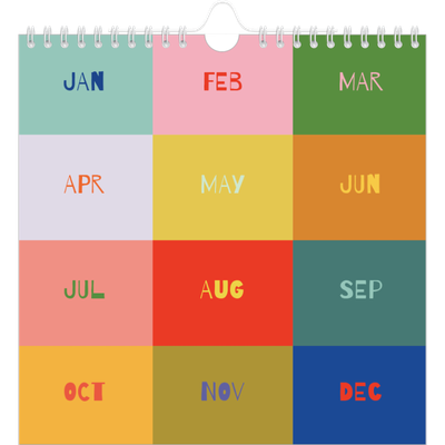 Square calendars  — Fun colourful you [cover]