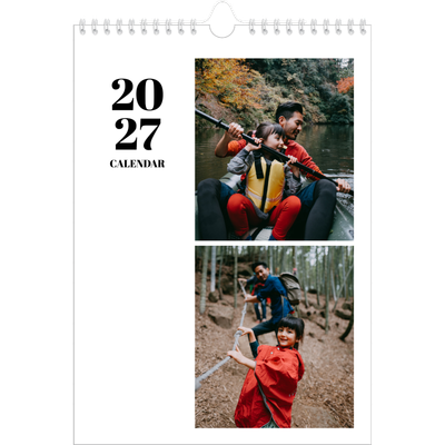 A4 Photo Calendar — Serif and moments [cover]