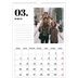 A3 photo calendars — Serif and moments [March]
