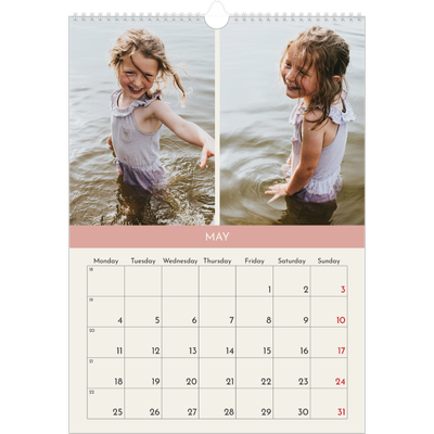 A3 photo calendars — Pastel chapters [cover]