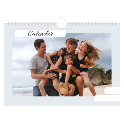 A4 Landscape Photo Calendar — Muted tones [cover]