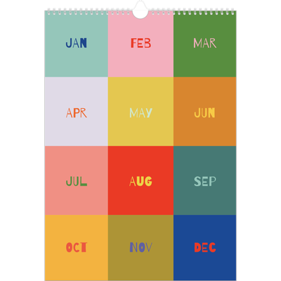 A3 photo calendars — Fun colourful you [cover]