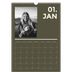 A3 photo calendars — Contemporary bold [January]